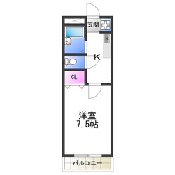 ヴィラパルクミゾベの物件間取画像